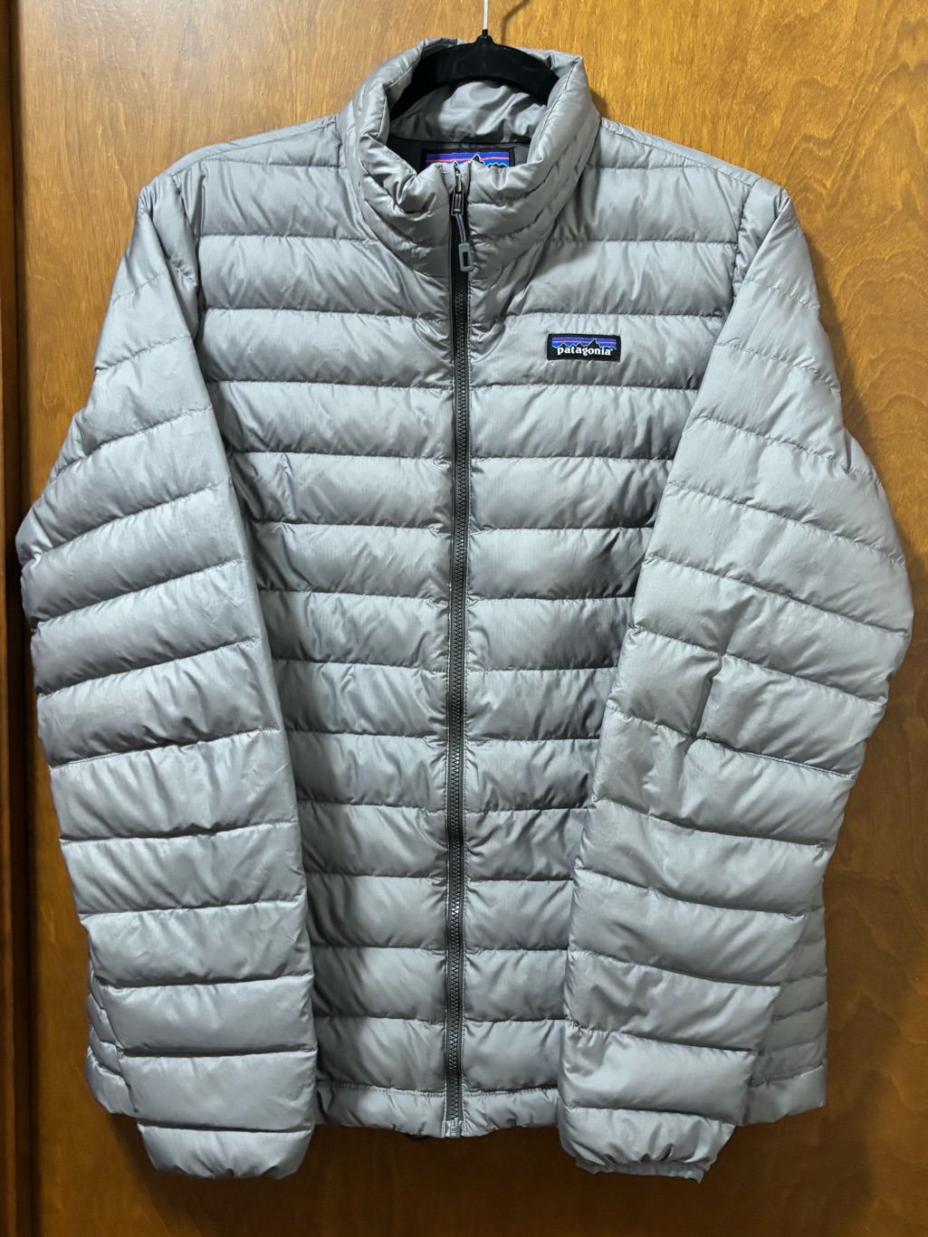 Patagonia Women's L Down Sweater, Grey, Euc!!